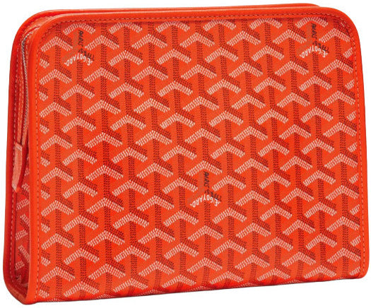 GOYARD 'ORANGE' JOUVENCE MM TOILETRY BAG