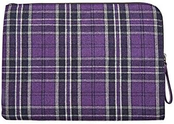 Starbucks BTS Bangtan Boys Collaboration Tartan Check Pouch, Large, Korean Overseas Limited Edition, Not Released in Japan