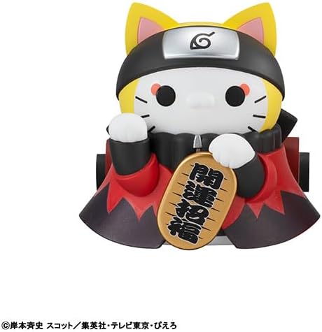 Mega Cat Project Naruto Shippuden Nyaruto! Maneki Neko FORTUNE Uzumaki Naruto and Friends (Box) Approx. 2.8 inches (70 mm), PVC Pre-painted Finished Figure