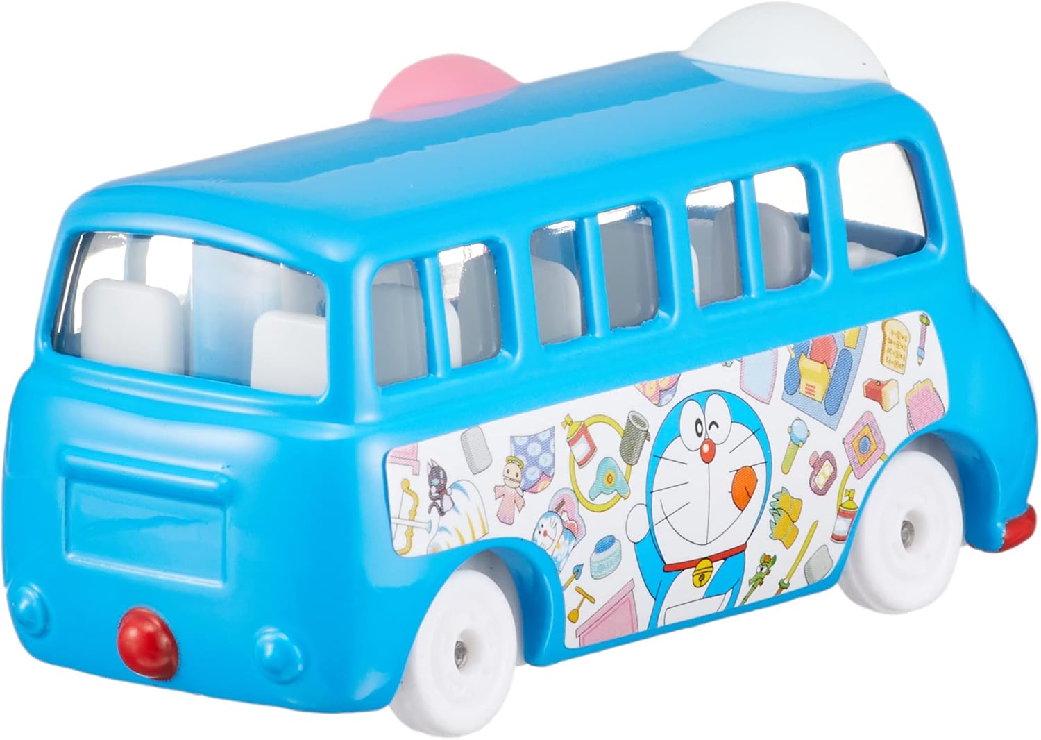 Takara Tomy Dream Tomica No. 158 Doraemon Wrapping Bus Mini Car Toy for Ages 3 and Up