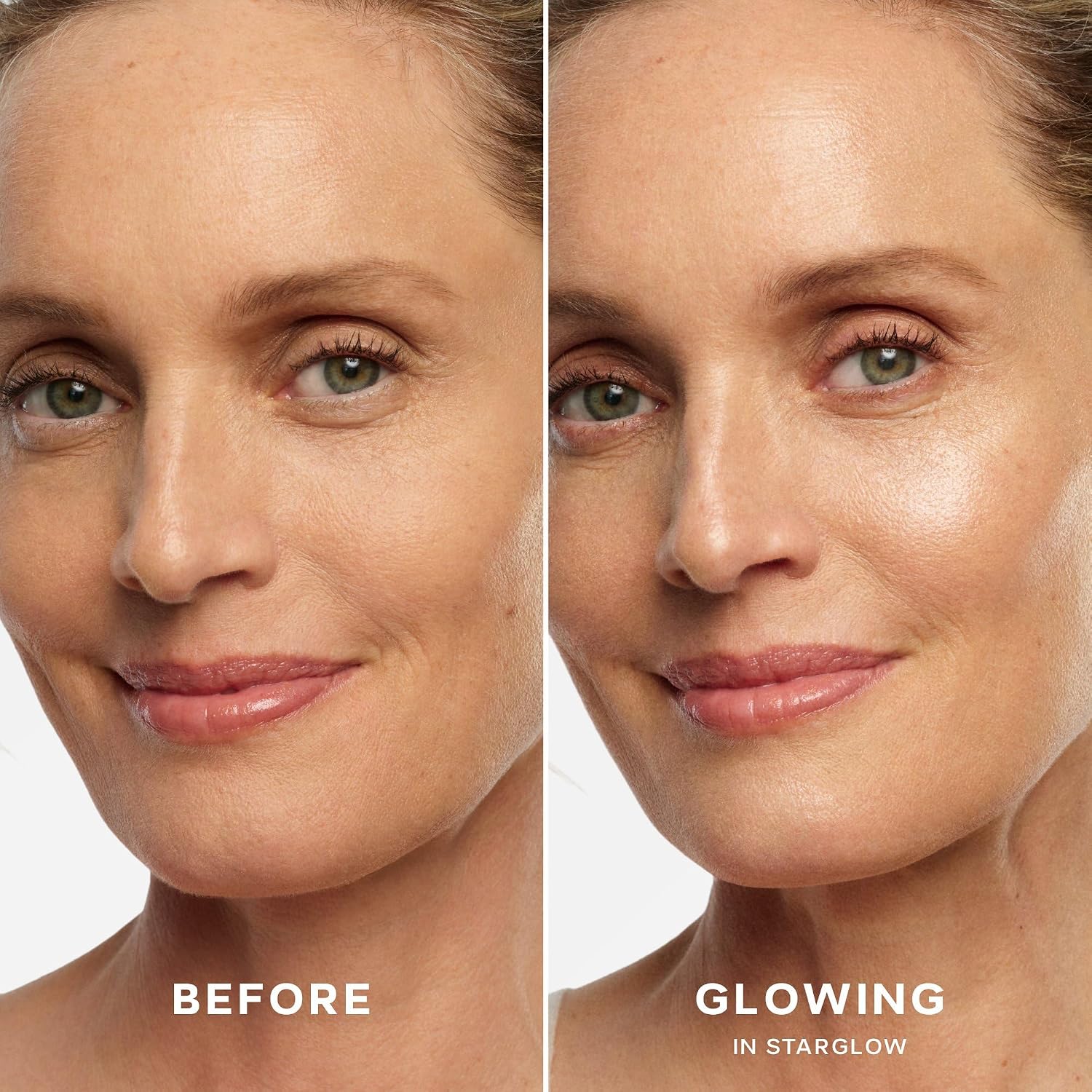 Saie Glowy Super Gel - Prebase de Maquillaje Hidratante y Suero Iluminador Enriquecido con Vitamina C y Aceite de Escualano - Iluminador Líquido para Todo el Rostro para una Piel de Vidrio Instantánea