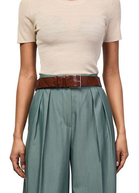 MAX MARA Braided leather belt - Image 2