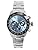 HYAKUICHI 101 Hyakuichi Divers Chronograph Watch, Men's Watch, Water Resistant to 20 ATM, Date Quartz, Ceramic Bezel SIB, Silver, Bracelet Type
