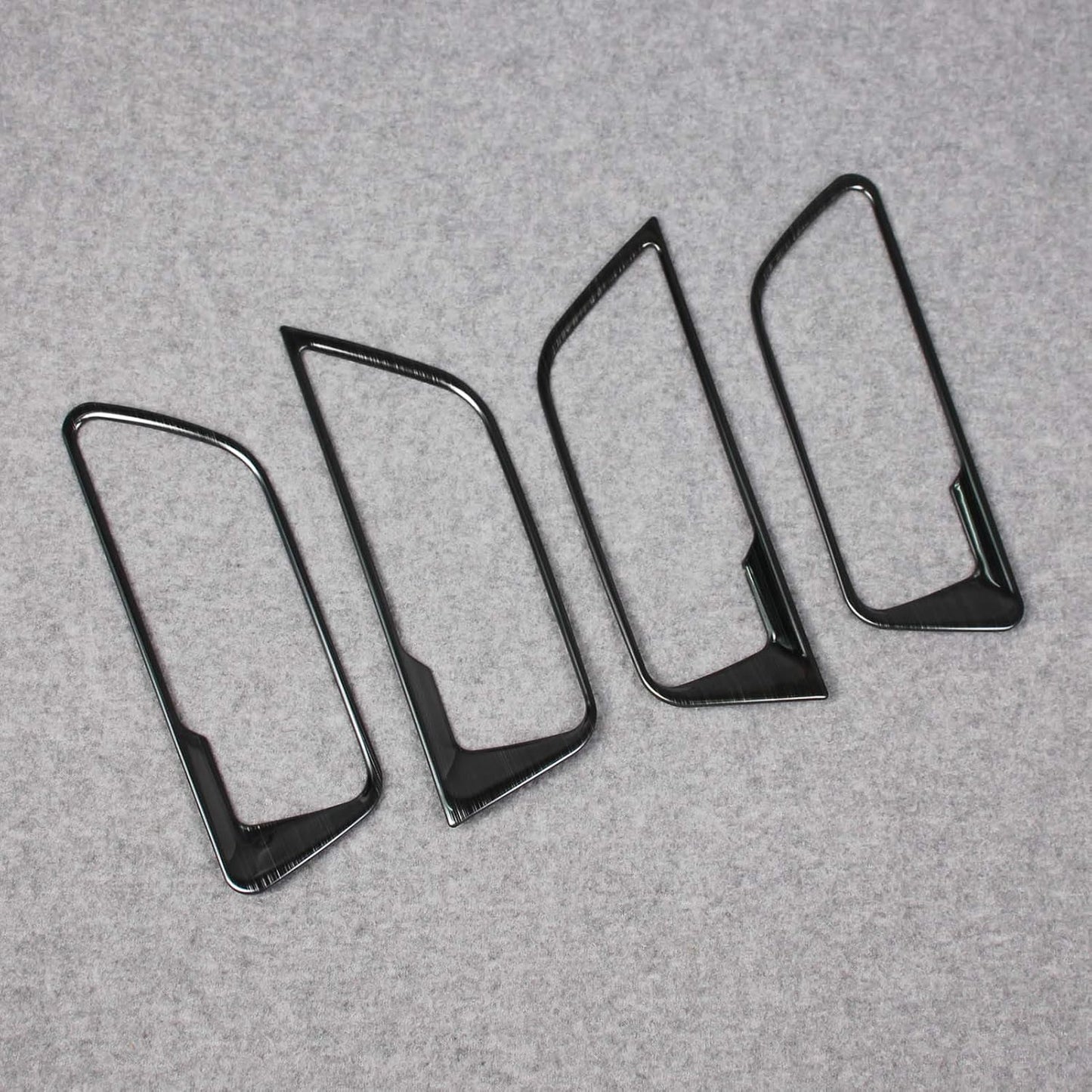 RUIQ Toyota Harrier 80 Series Interior Front Rear Inner Door Handle Garnish for Toyota Harrier (Black)