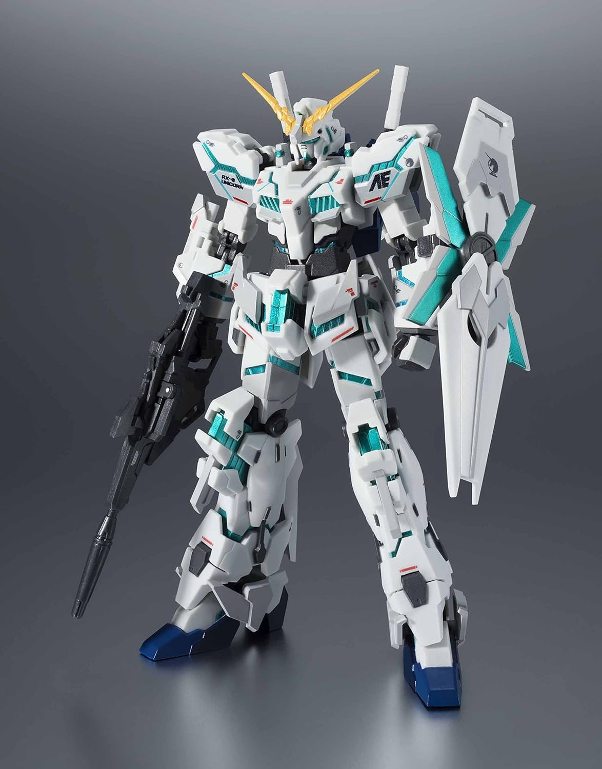 THE ROBOT SPIRITS Mobile Suit Gundam UC Side MS Unicorn Gundam, Awakened Mode, Real Marking Version, Approx. 5.5 inches (140 mm), ABS & PVC, Painted Articulated Figurine