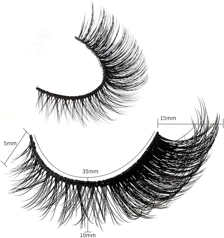 Butterfly 5 Pairs False Eyelashes Fake Mink Eyelashes Ultra Thick Stage Eyelashes (M14)