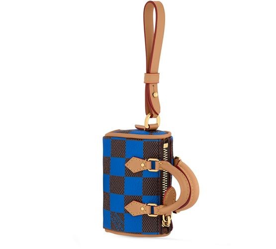 LOUIS VUITTON Damier Pop Mini Speedy Bag Charm - Image 2