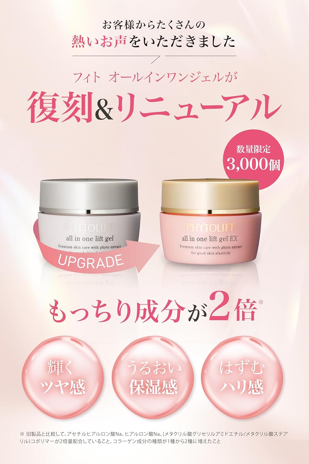 PHYTOLIFT 99325 PHYTOLIFT All-in-One Gel EX Set of 2, 1.8 oz (50 g) x 2, Approximately 2 Months Worth, Mother's Day Gift Pack, Serum, Milky Lotion, Beauty Cream, Vitamin c, Moisturizing Pack, Aging