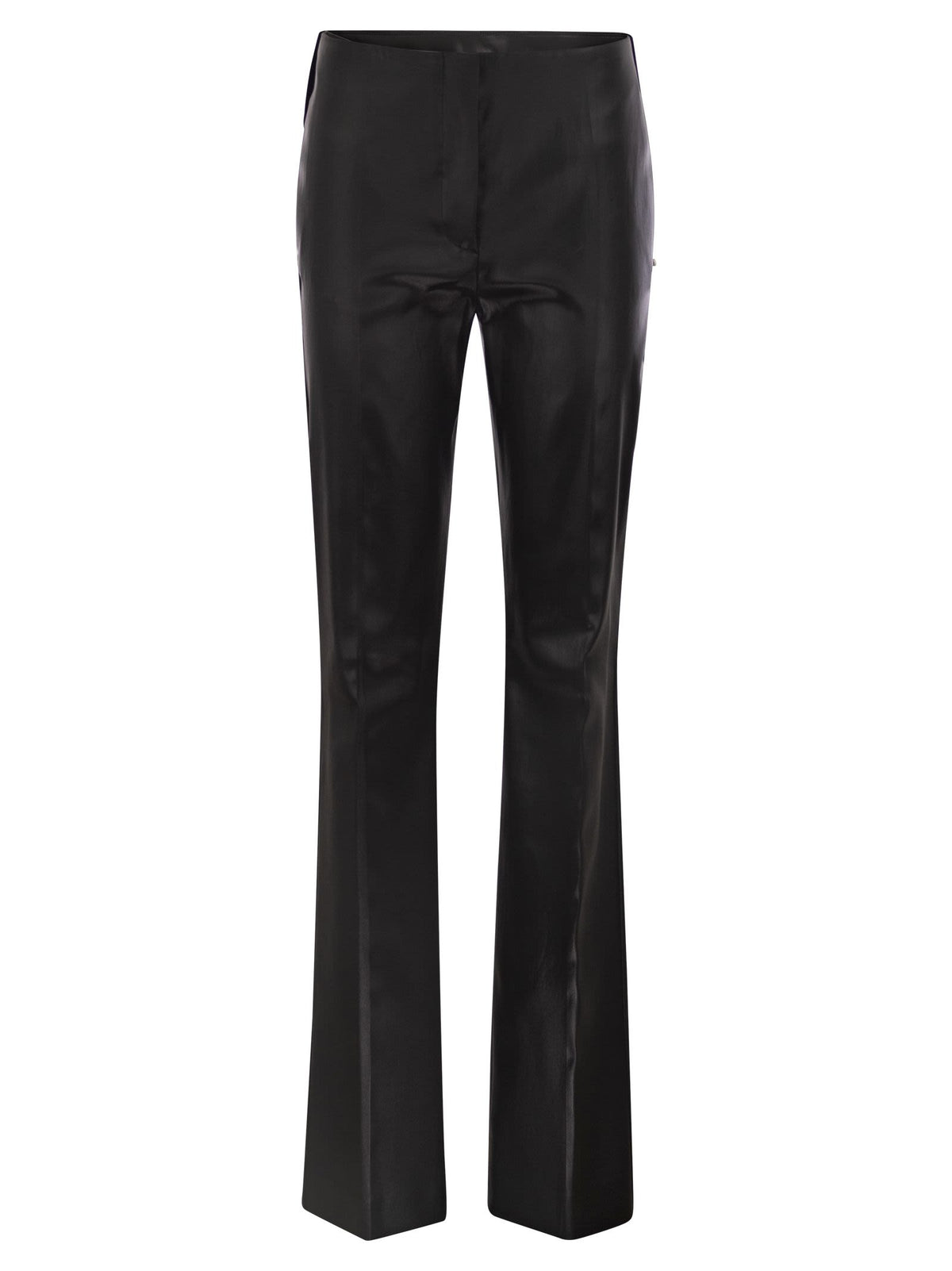 Sportmax SportMax Adepto Satin Slim Fit Ounsers - Image 2
