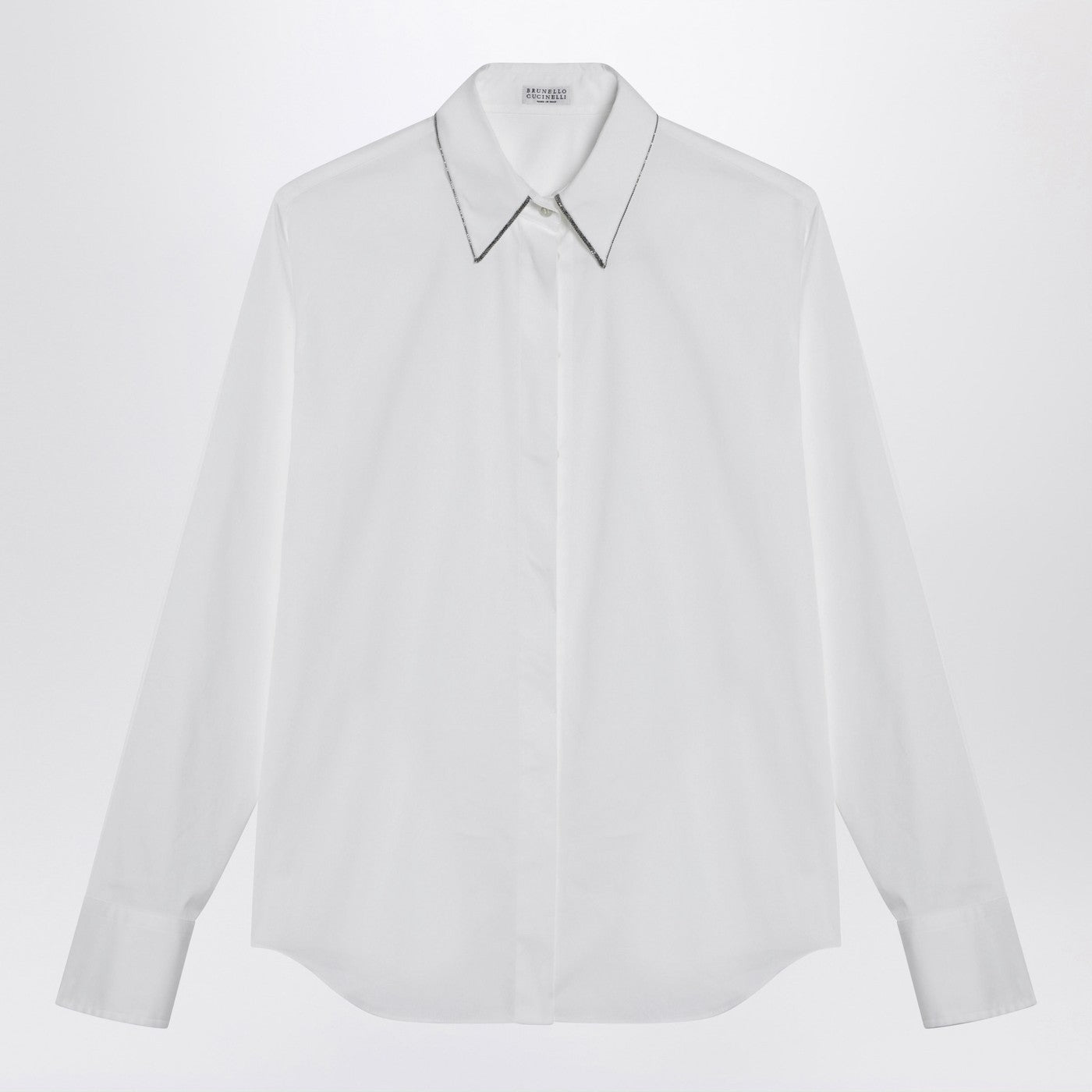 Brunello Cucinelli White Cotton Shirt - Image 2