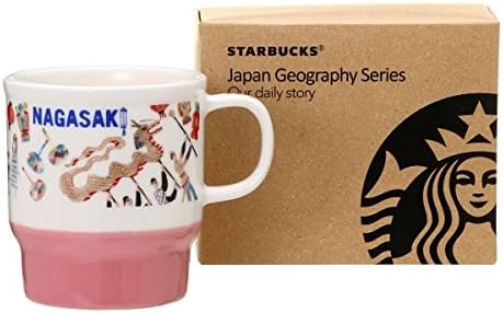 Starbucks Staba, Japan Limited, Nagasaki Exclusive Mug, Renewal Design, Japanese Style, Japanese Dance, Lantern, Shiyui, NAGASAKI Local Limited, White, Green, Mug, Ceramic, 12.8 fl oz (355 ml)