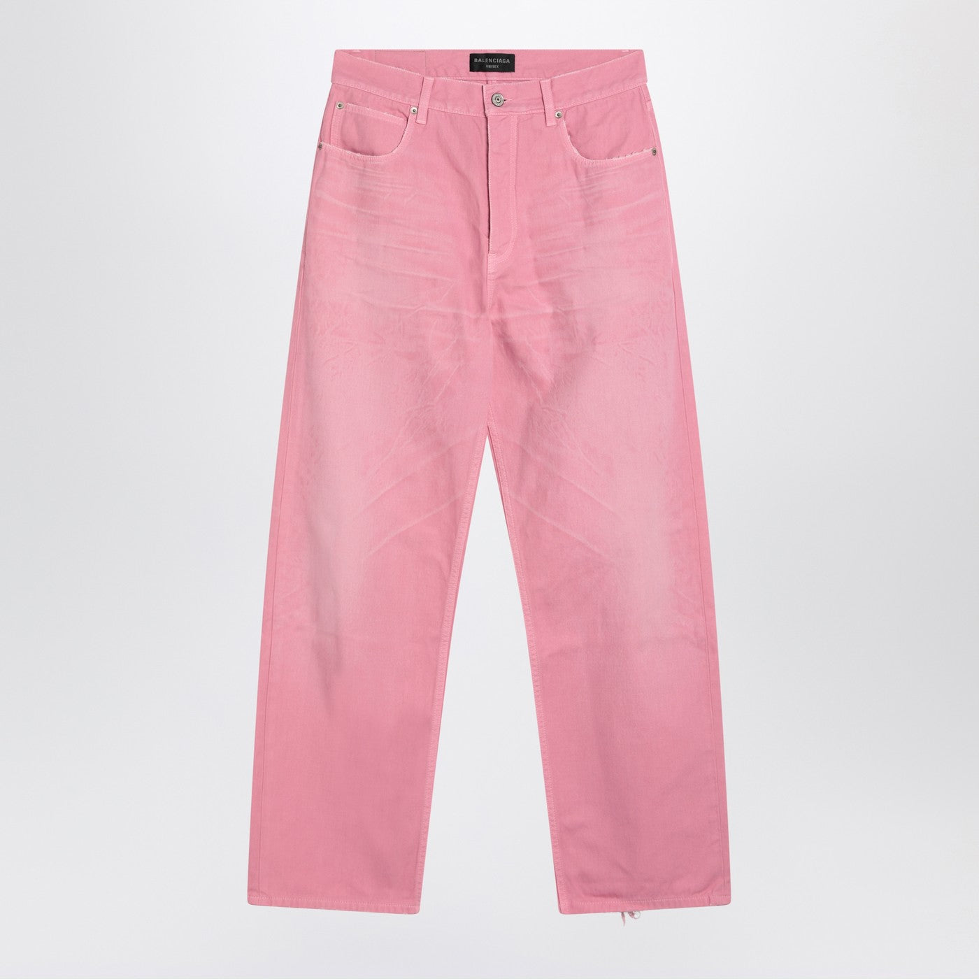 Balenciaga バレンシアガワイドレッグベイビーピンクジーンズ - Image 2