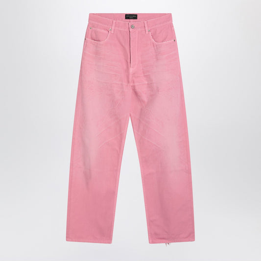 Balenciaga バレンシアガワイドレッグベイビーピンクジーンズ - Image 2