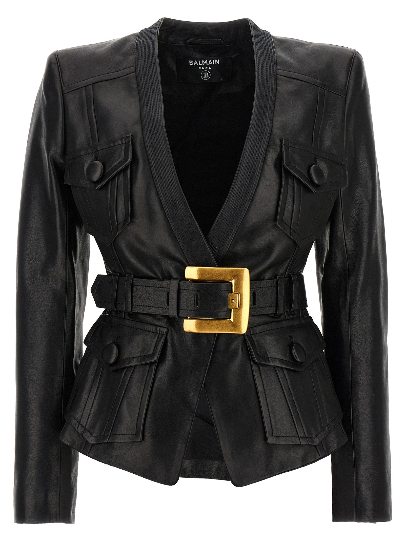 Balmain バルメインレザージャケット - Image 2