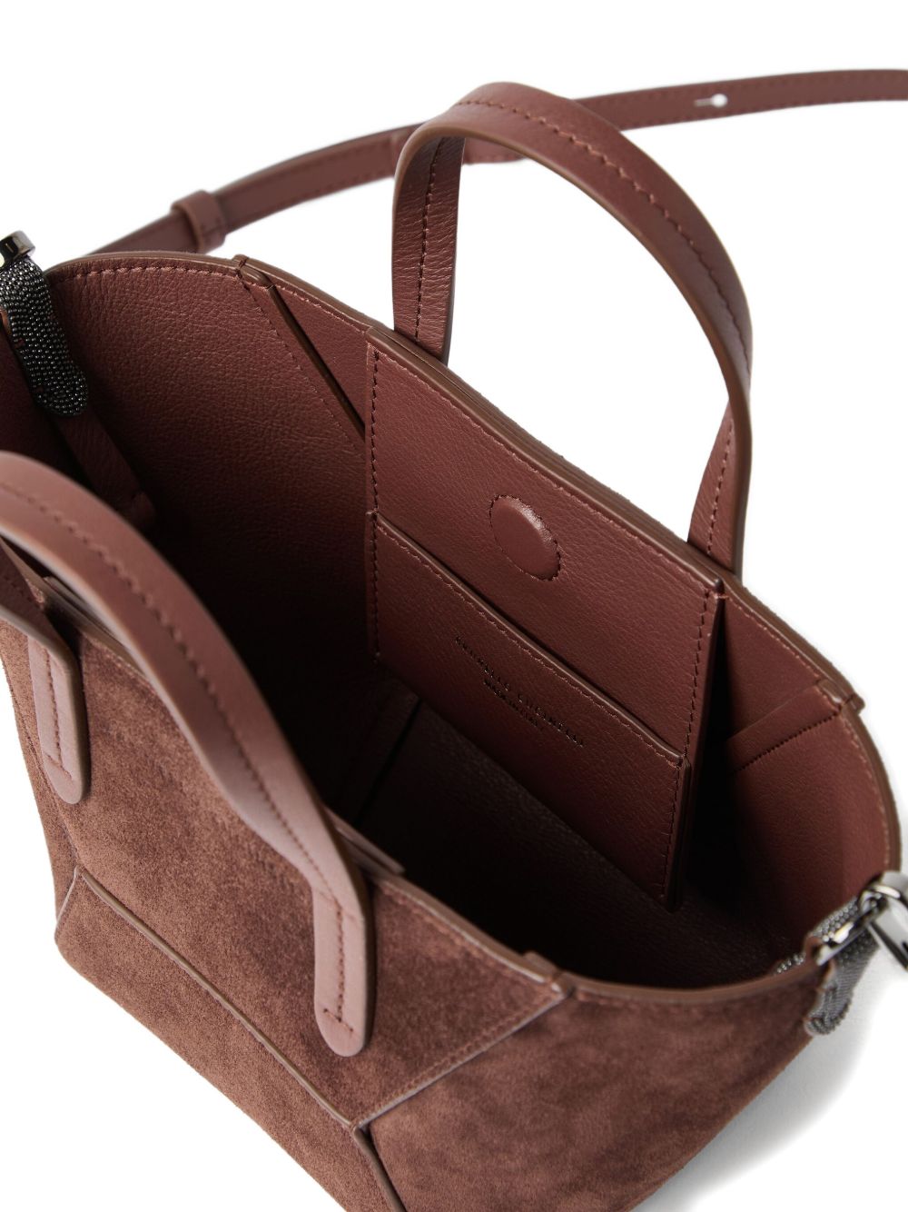 Brunello Cucinelliレザーショッピングバッグ - Image 2