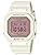 Casio BGD-565 EL Backlight Watch Baby Zee, Limited Model: White/Pale Pink, 1 piece, EL Backlight