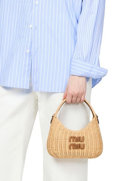 MIU MIU Wander rattan bag - Image 2
