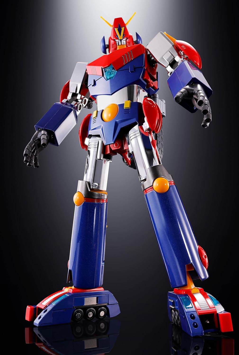 Soul of Chogokin Super Electromagnetic Robo Con Butler V GX-50SP Con Butler V CHOGOKIN 50th Version, Approx. 9.8 inches (250 mm), PVC & ABS & Die Cast Pre-painted Action Figure
