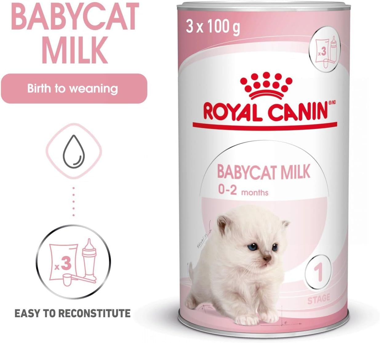 Royal Canin FHN Baby Cat Milk, 10.6 oz (300 g)