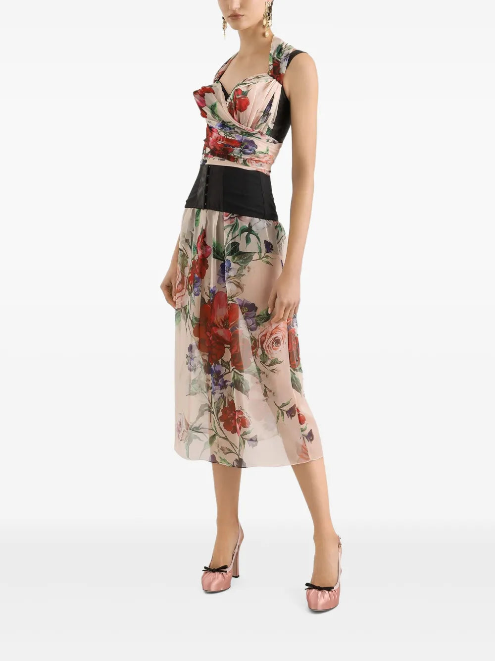 Dolce  Gabbana ドルチェ＆ガッバーナの花のトップ - Image 2