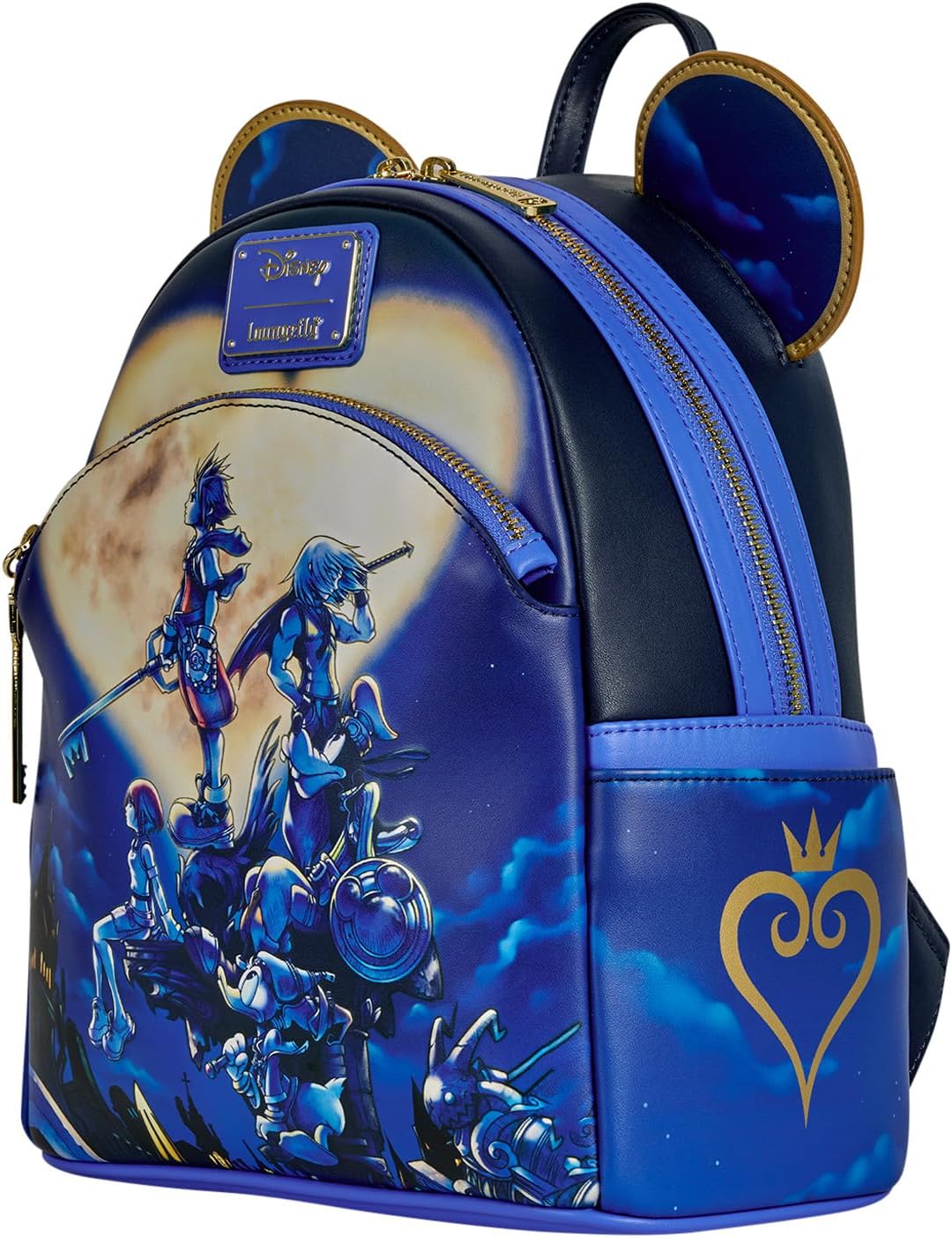 Loungefly Disney Kingdom Hearts Mickey Mini-Mochila, exclusiva de Amazon