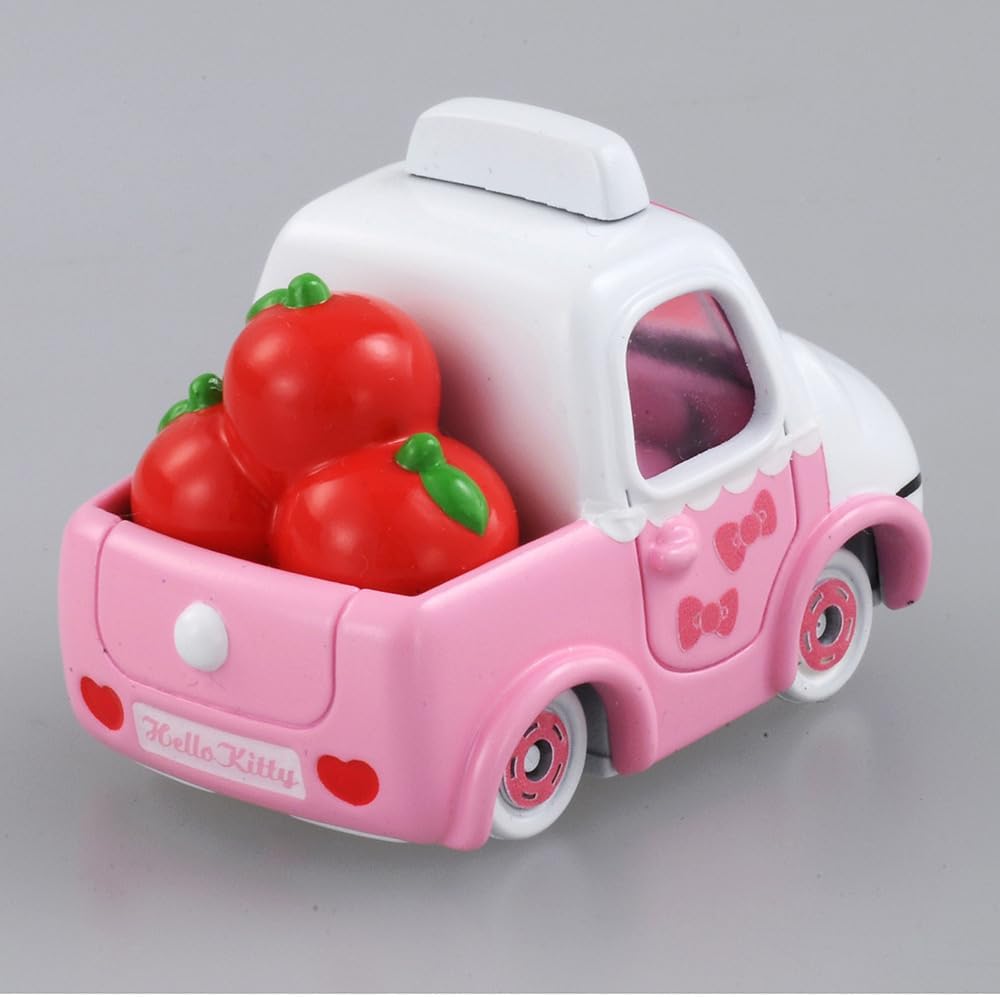 タカラトミー『 トミカ ドリームトミカ No.152 ハローキティりんごをはこぶくるま 』 ミニカー 車 おもちゃ 男女両用 3歳以上 箱入り 玩具安全基準合格 STマーク認証 TOMICA TAKARA TOMY