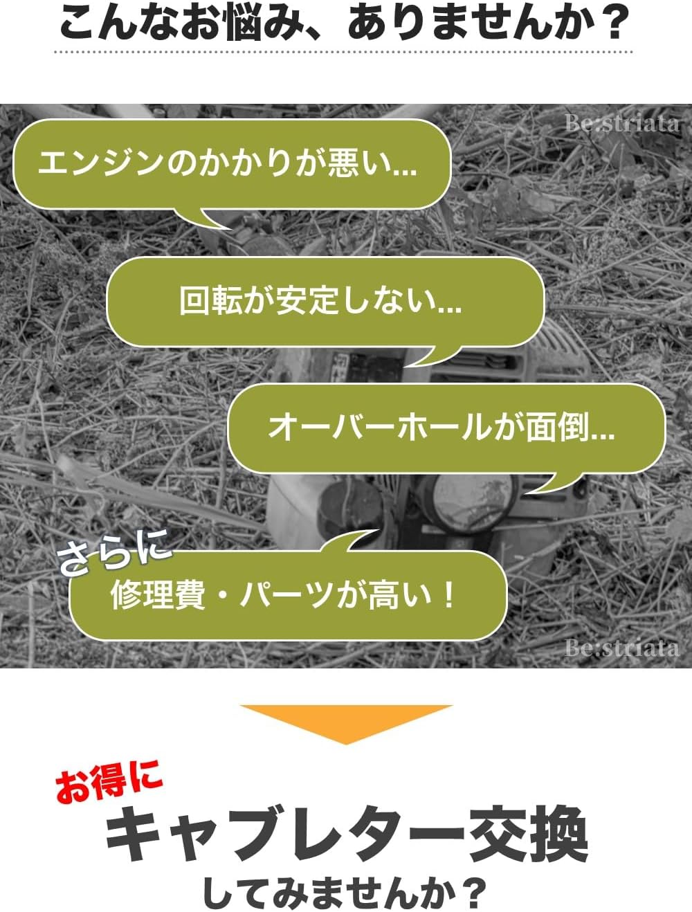 Walbro WYL Type Honda Carburetor Replacement OH Overhaul Walbro Weed Trimmer Fuel Hose Repair Parts Set 23cc - 26cc (Carburetor WYL Type)