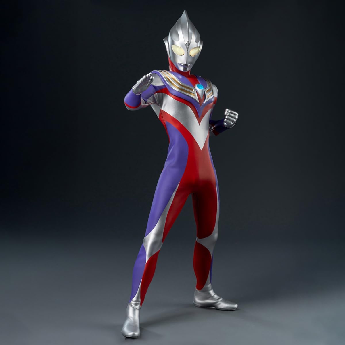 HiPlay Threezero FigZero Ultraman Tiga Multi-Type 3Z05670W0 Action Figure, Painted Finished Product