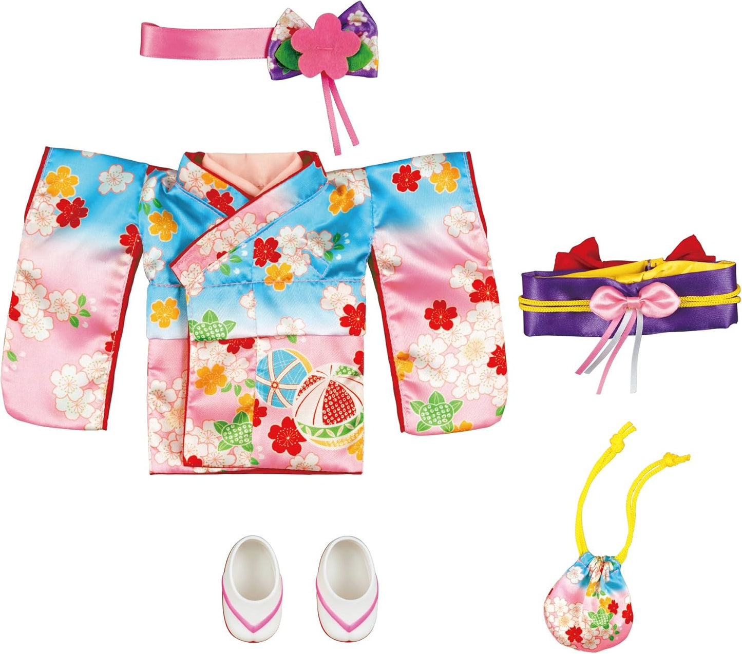 Pilot Corporation Mell-chan Dress Up Set, Kimono Set