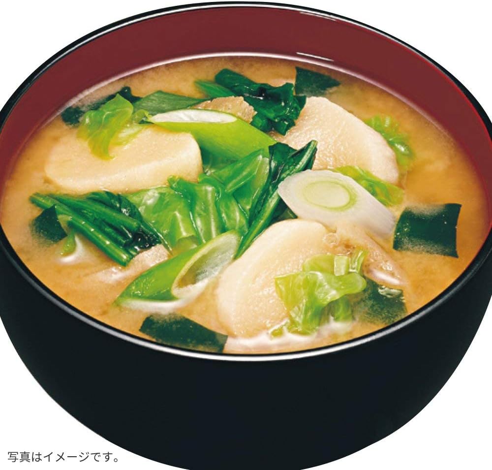 Marukome Vegetable Miso Soup, Instant Miso Soup, 3 servings x 5 packs