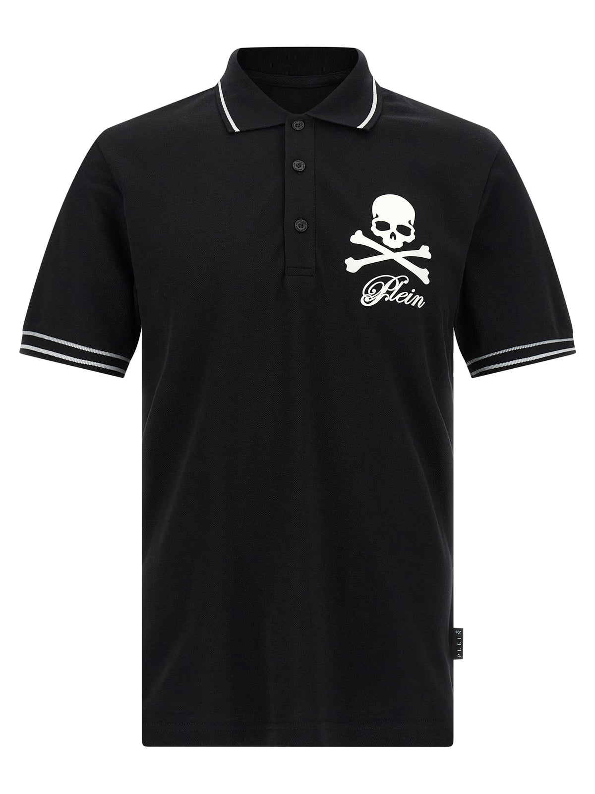 Philipp Philipp Plein 'Skull＆Bones' Polo Shirt - Image 2