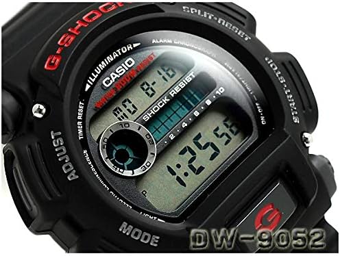 Entrance Celebration Job Celebration Public Servant Police Officer Self-Defense Force G-Shock Basic 20 ATM Waterproof Plastic & Nylon Strap Watch for Men (DW-9052-1B, DW-9052V-1) (DW9052-1V (Black))