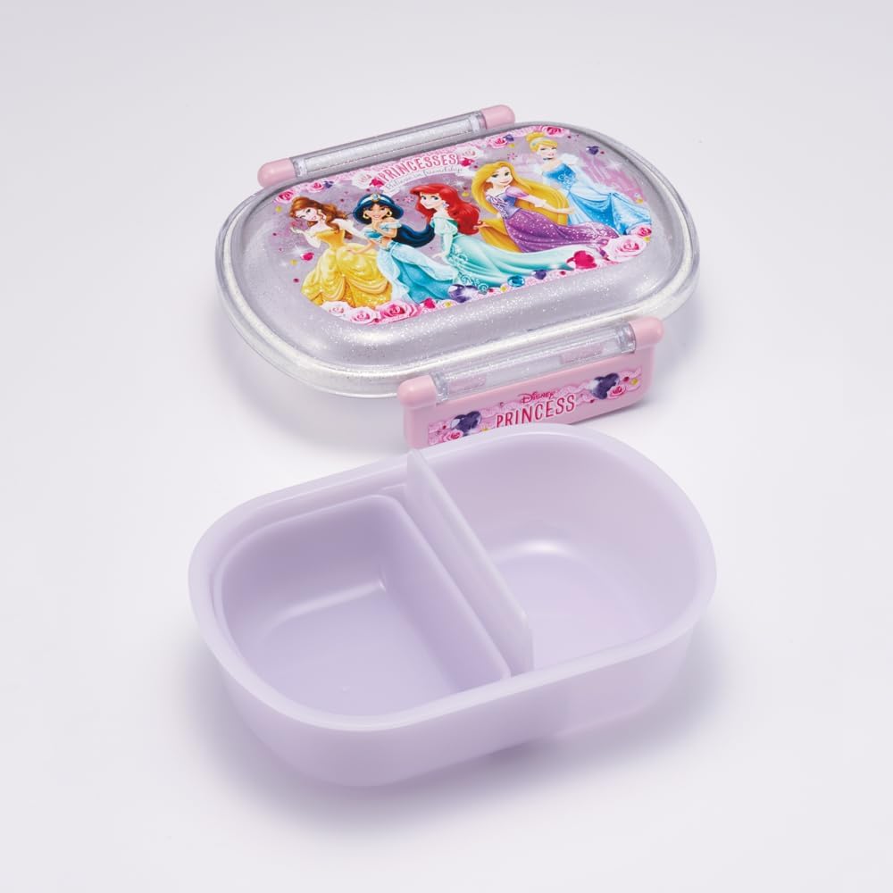 Skater (Skater) Children's Lunch Box, 1-Tier, 12.2 fl oz (360 ml), with Middle Compartment (Side Dish Container), Fluffy Serving Domed Type, Kids Lunch, Antibacterial Treatment, Made in Japan, Disney