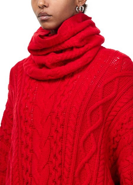 BOMPARD Cable knit neck warmer - Image 2