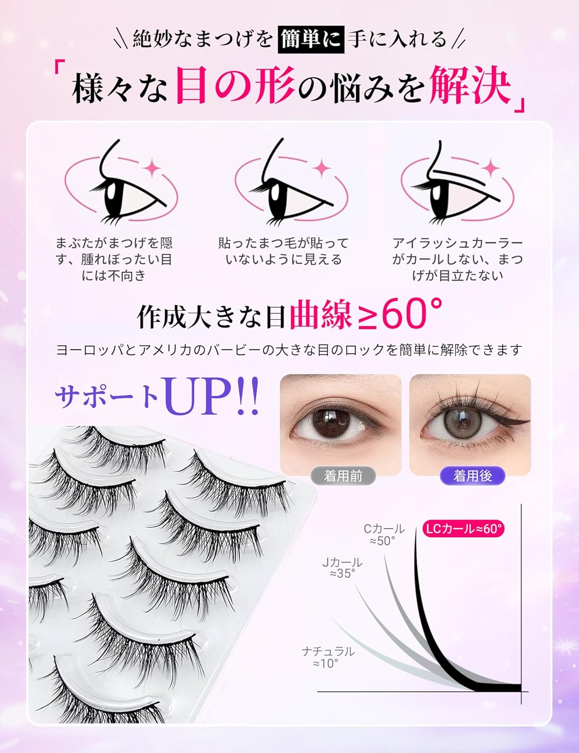 happykau False Eyelashes, 5 Pairs Natural False Eyelashes, Natural Eyelashes, Popular, Short Eyelashes, Actress Eyelashes, Thin Makeup, Lifestyle Makeup, Reusable Handmade False Eyelashes, DIY (F)