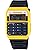 Casio CA-53WPC-1B Digital Watch, 8-Digit Calculation Function, PAC-MAN Collaboration Model, Biomass Resin Band, Unisex, Yellow x Black, Overseas Model, Pac-Man Collaboration CA-53WPC-1B, Classic