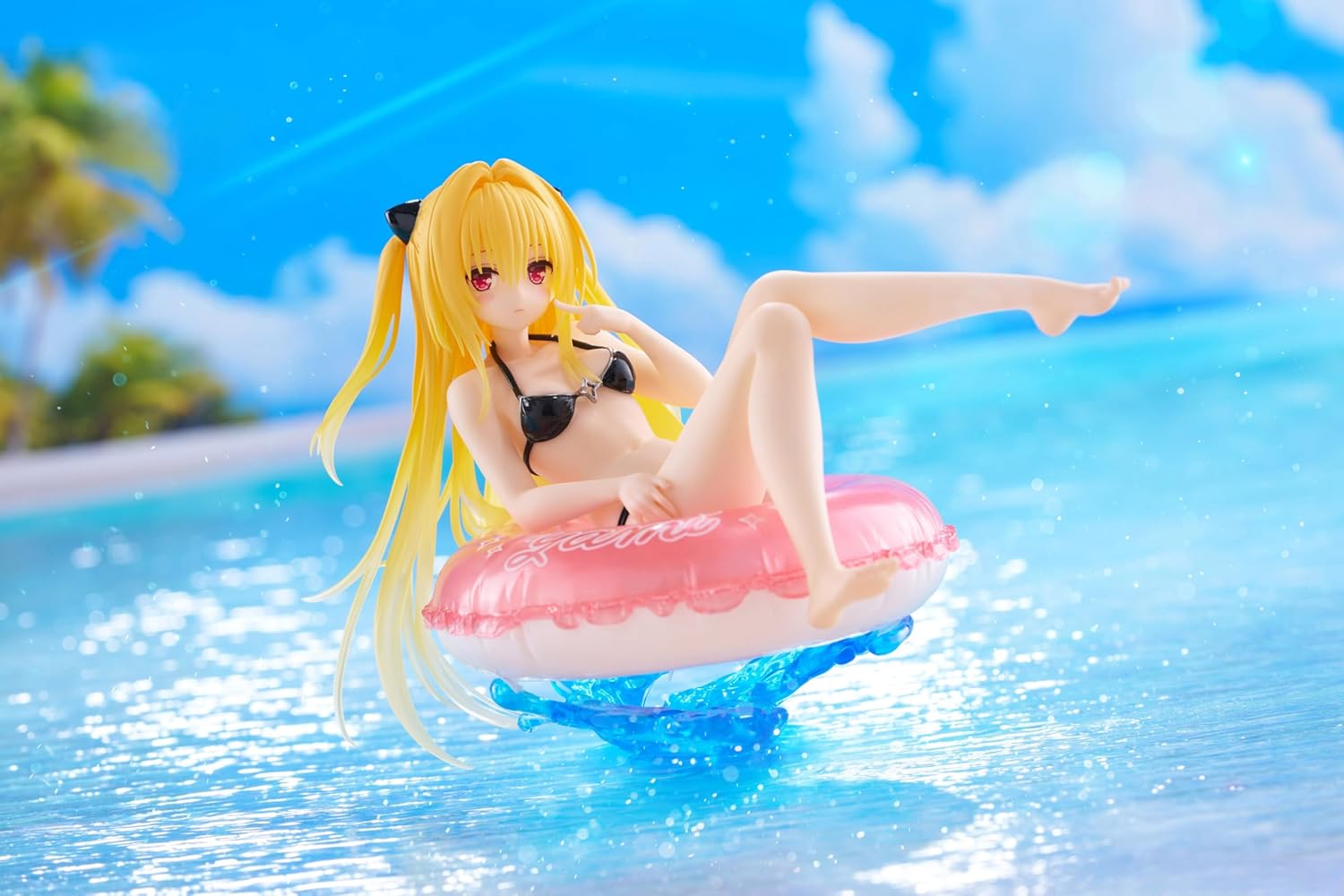 To Love Ru Darkness Aqua Float Girls Figurine Golden Darkness