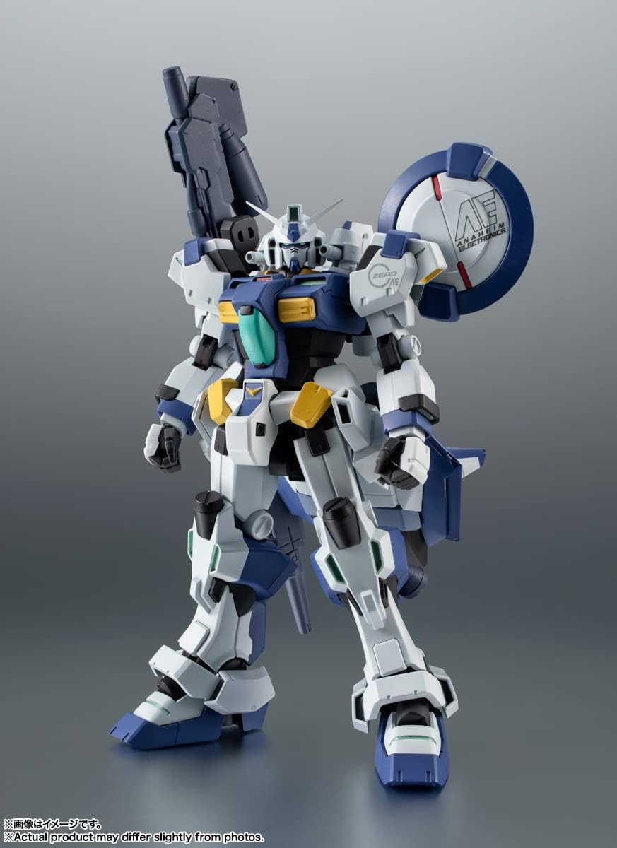 BANDAI SPIRITS ROBOT Spirits Side MS Mobile Suit Gundam 0083 with Phantom Bullet RX-78GP00 Gundam Prototype Unit 0 Blossom Version, A.N.I.M.E. Approx. 4.9 inches (125 mm), PVC & ABS Pre-painted Action