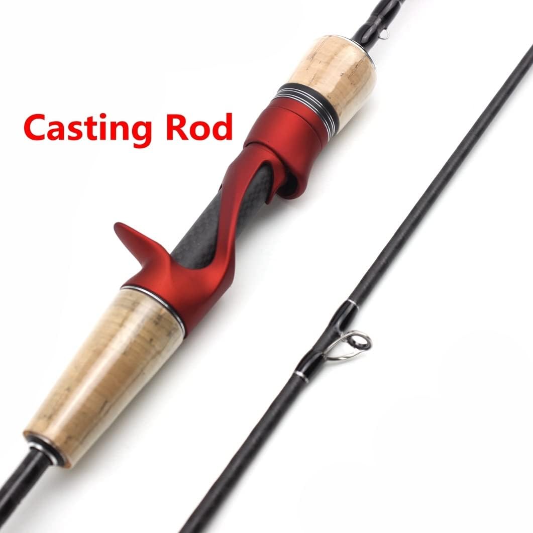 NOSTA Ultra Light Carbon Fishing Rod L Power Lures Spin/Cast Fishing Rod Bait Weight 2-12g Shore Cast Rod Professional Pike Trout Bait Fishing Rod Rods Surf Fishing Lures Fishing Rod 1.8M 1.98M 2.15M