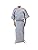 Hanasan Naturale Sleepwear, Double Layered Gauze, 100% Cotton, Open Front, Comes with Waist Straps, Large Size, S, M, L, LO, Men's Patterns