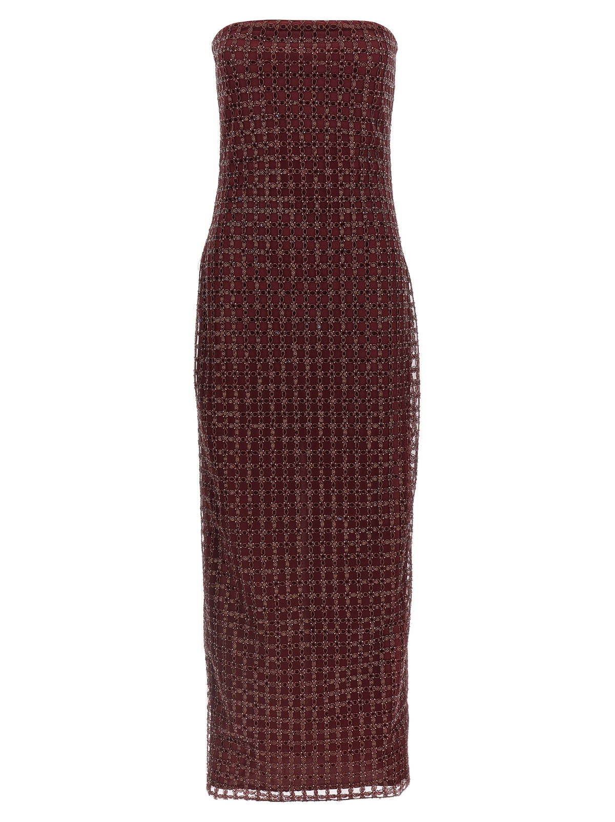 Rotate Birger Christensen「Beaded Maxi Tube」ドレスを回転させます - Image 2