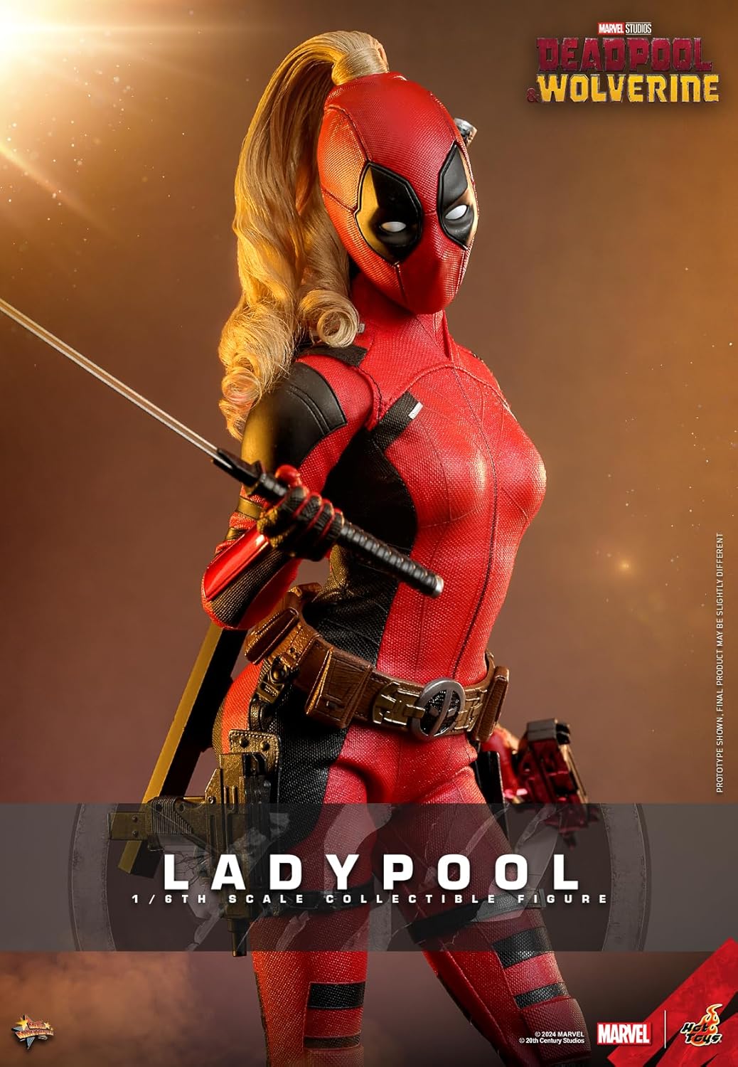 Movie Masterpiece Deadpool & Wolverine Lady Deadpool 1/6 Scale Figure