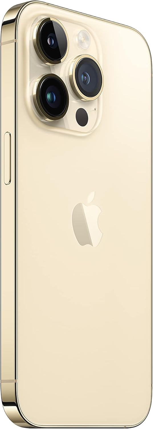【Refurbished】 Apple iPhone 14 Pro, 128 GB, Gold, SIM Free/Unlocked, 5G Compatible (Refurbished)