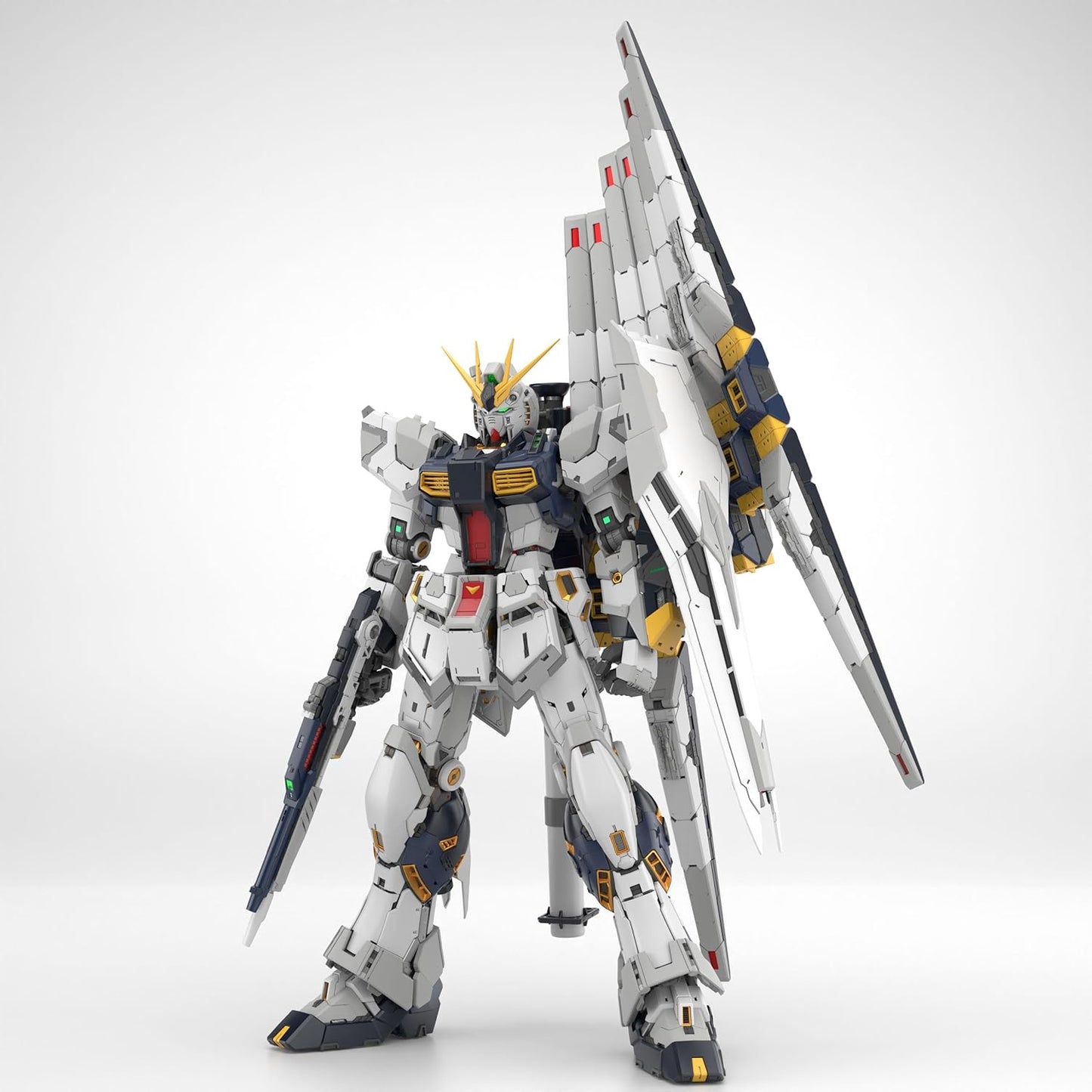 Bandai Spirits PG Unleashed Mobile Suit Gundam: Char's Counterattack ν Gundam 1/60 Scale Color-Coded Plastic Model