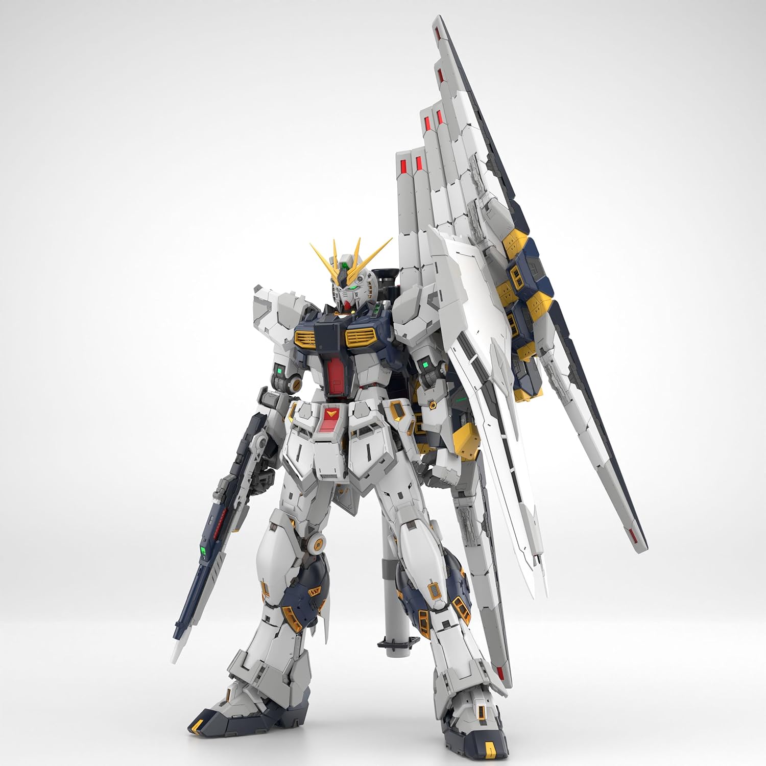 Bandai Spirits PG Unleashed Mobile Suit Gundam: Char's Counterattack ν Gundam 1/60 Scale Color-Coded Plastic Model