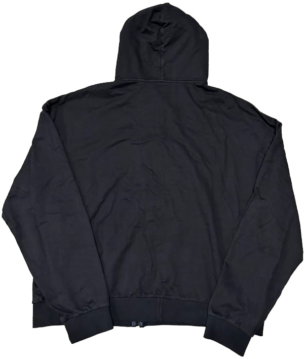BOSSI 'PURPLE DRAGON' BLACK ZIP-UP HOODIE