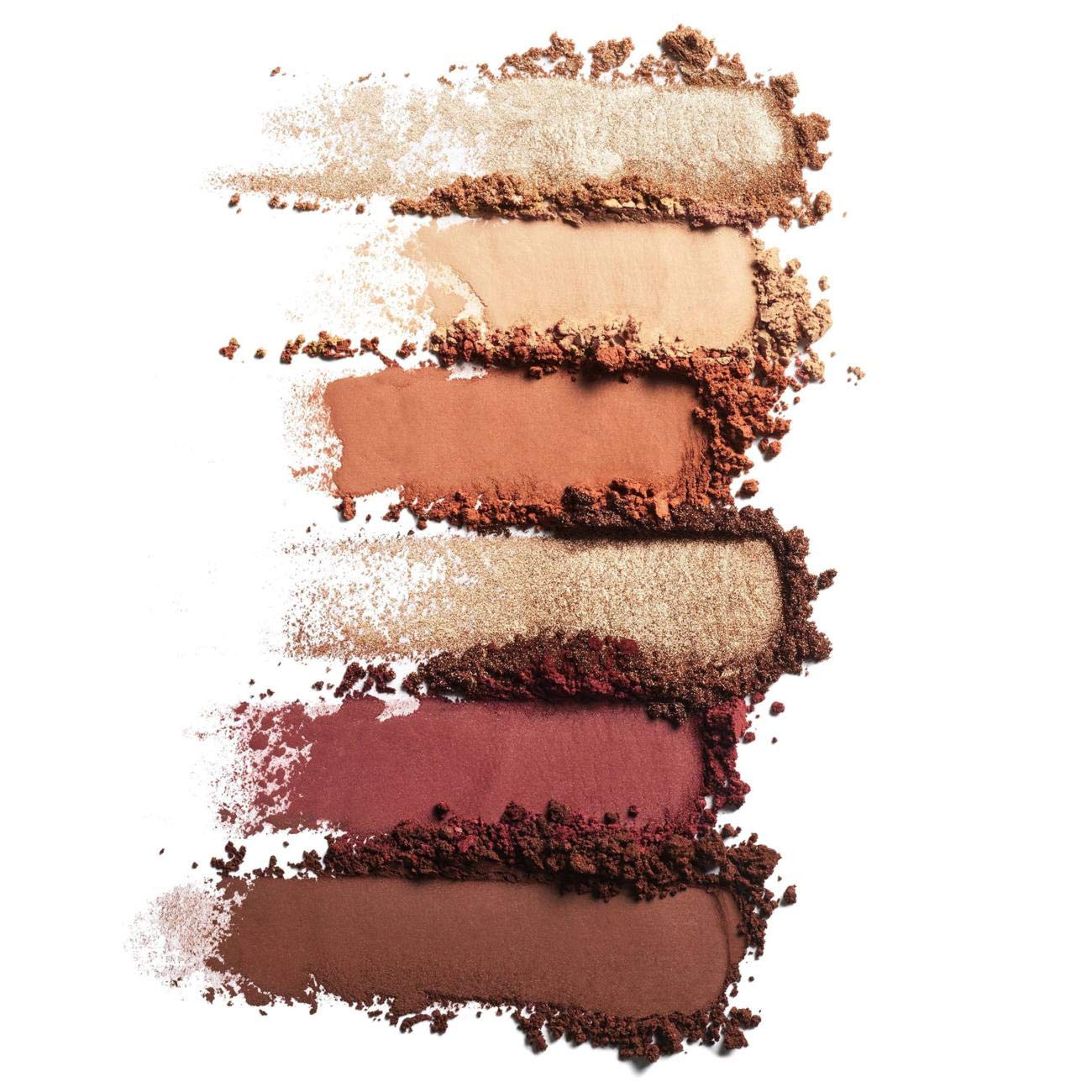 ILIA - La paleta de sombras de ojos necesaria | Sin talco, acabados mate, satinado + metálico altamente pigmentados + acabados mezclables | Libre de crueldad, vegano (Nude cálido, 6 x 0.05 oz | 1.5 g)