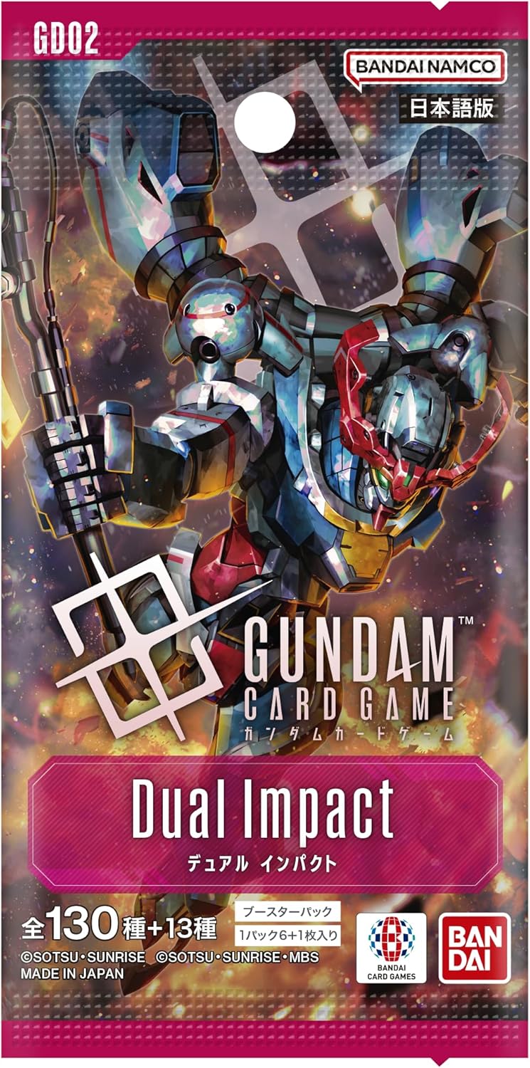 Bandai (BANDAI) Gundam Card Game Booster Pack Dual Impact [GD02] (BOX) 24 Packs Included