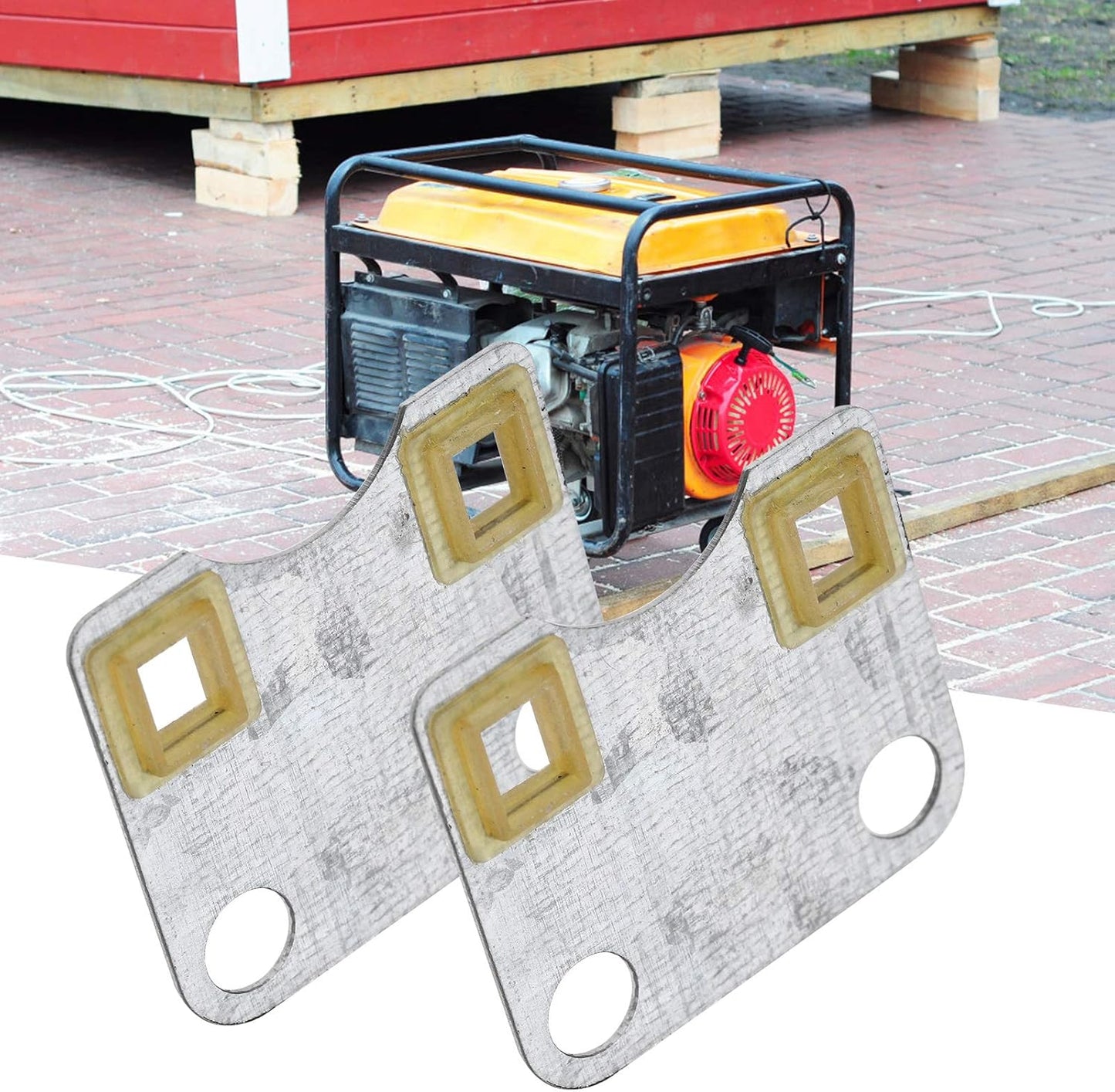 プッシュロッドガイドプレート GX160 168F 170F 2‑3KW ガソリン発電機用 20個