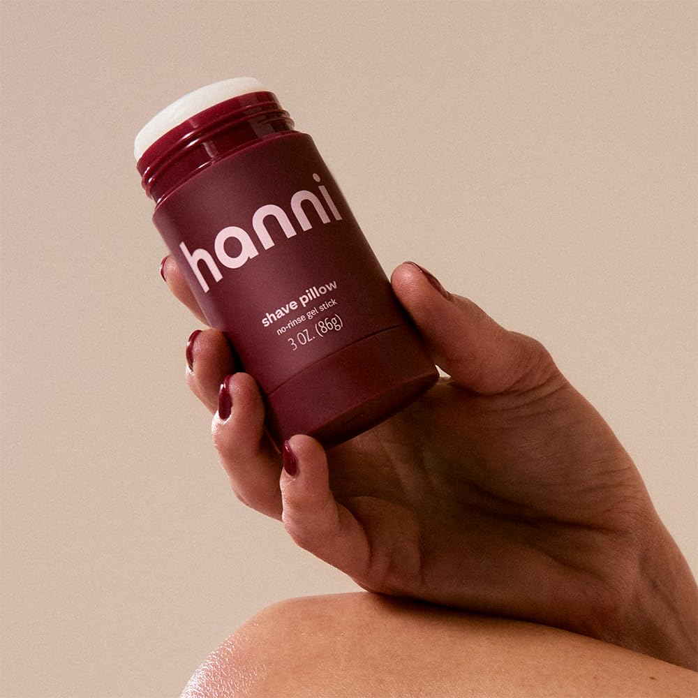 HANNI Almohadilla de Afeitado, Gel de Afeitar para Mujeres y Hombres, Productos para la Depilación de Vello Púbico, Corporal o de Piernas, Afeitado en Ducha/Sin Agua, Cuidado de la Piel Apto para